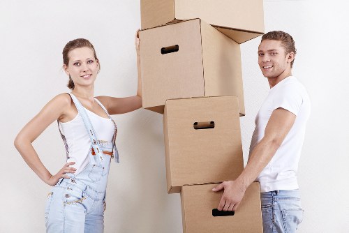 Office and residential transport with a man and van in Sands End