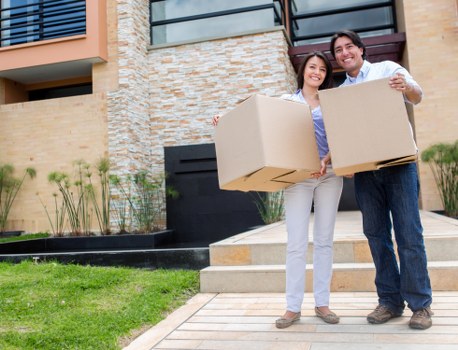 Furniture handling in a Sands End apartment with access considerations